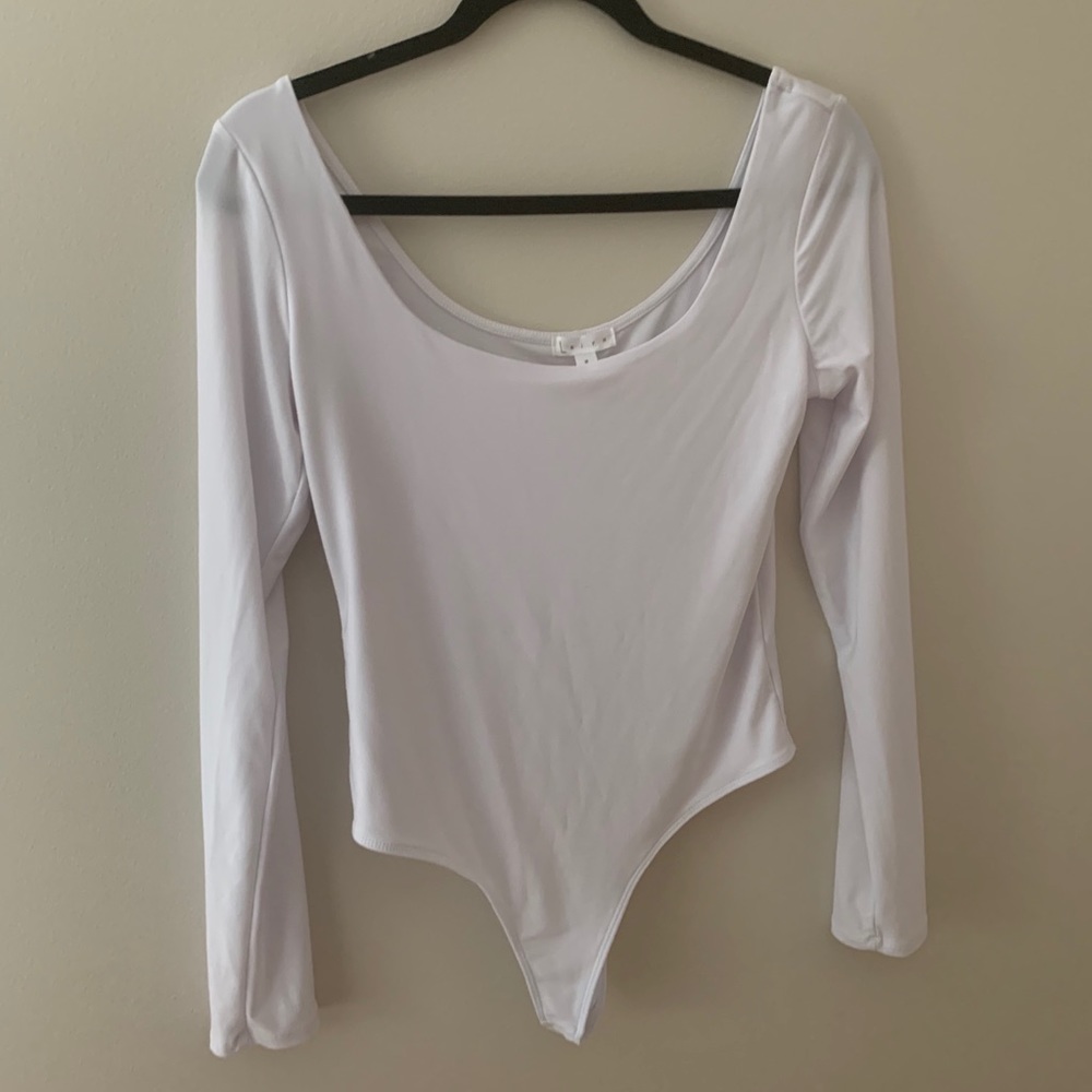 White Leith Off the Shoulder Bodysuit